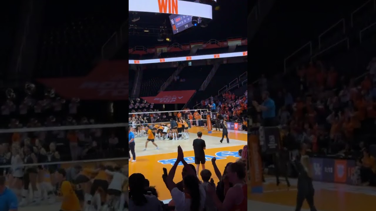 POV: Tennessee reverse sweeps Kentucky VB 😲 #shorts