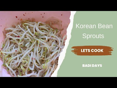 Korean Bean Sprouts ala badi days. #food