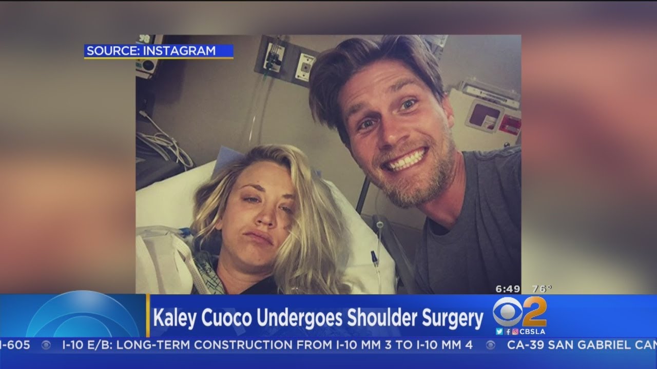 Kaley Cuoco undergoes shoulder surgery just days after wedding