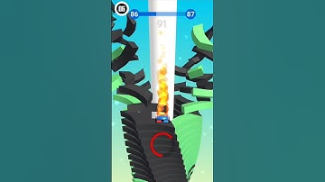 STACK BALL GAME COMPLETE LEVEL 86 TO 87 #viralvideo #youtube #shortvideo #youtubeshorts #shorts