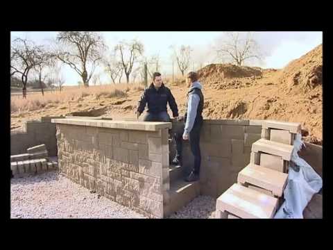 Video: Oporný Múr. Terénne úpravy. Zlepšenie územia. Vyrovnanie Pozemku. Ako Postaviť Oporný Múr. Terasovanie Stránky. Fotka