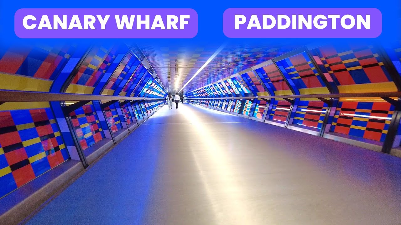 Путешествие по линии Elizabeth Line от первого лица: от Кэнэри-Уорф до Паддингтона.