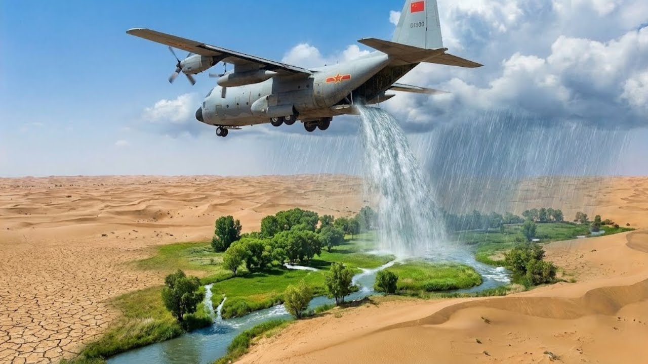 Как Китай превратил пустыню в зеленый оазис с помощью искусственного дождя — результат шокирует
