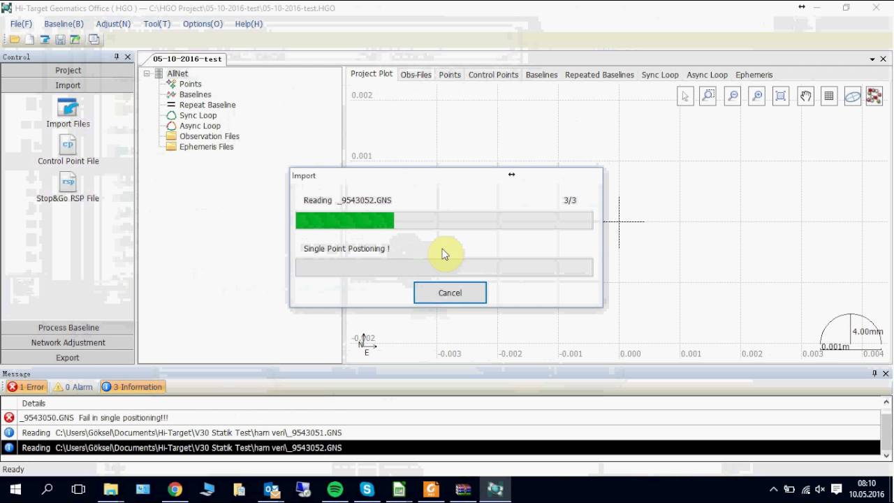 Hi-Target RINEX Çevirme
