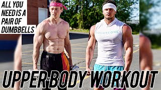 INTENSE UPPER BODY WORKOUT | PAIR OF DUMBBELLS ONLY | THE LOST BREED