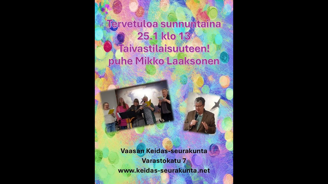 Valkeat vaatteet – Mikko Laaksonen - Vaasan Keidas-seurakunta