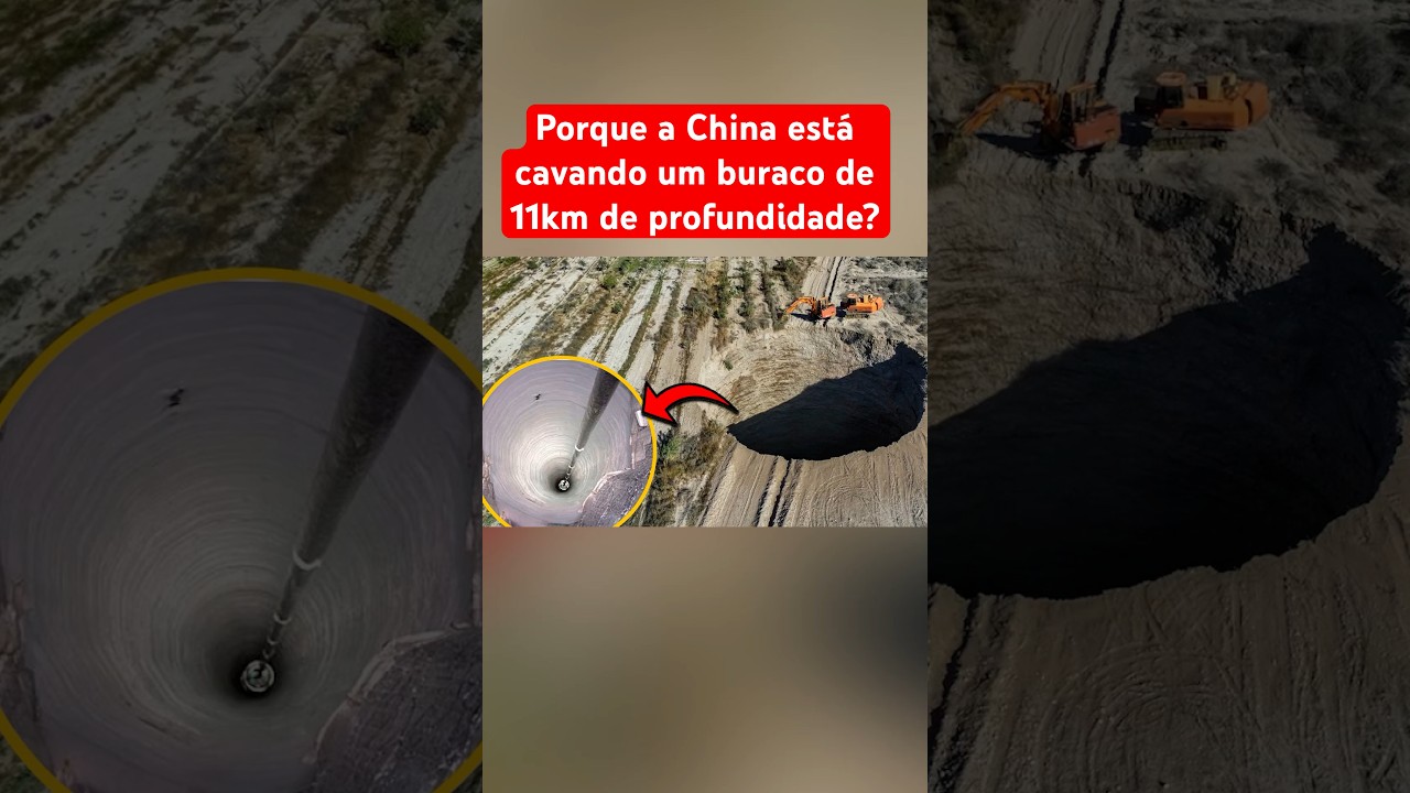 PORQUE A CHINA ESTÁ CAVANDO UM BURACO DE 11KM DE PROFUNDIDADE?