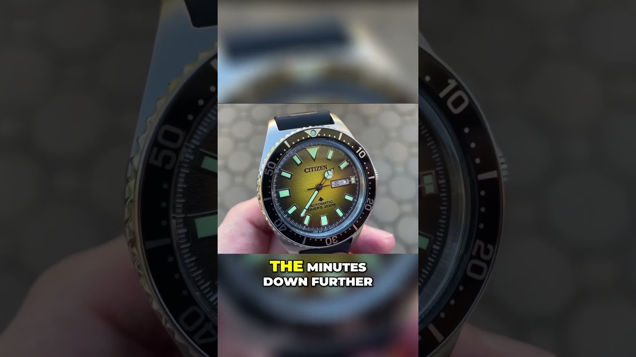 Citizen is on FIRE. The Yellow Dial Marvel, the Citizen NY0120-01X