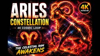 ARIES ♈ The Celestial Ram 🌌 | Hypnotic 4K Space Loop ✨