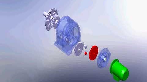 Premium Stephan Geared Motor Assembly Animation