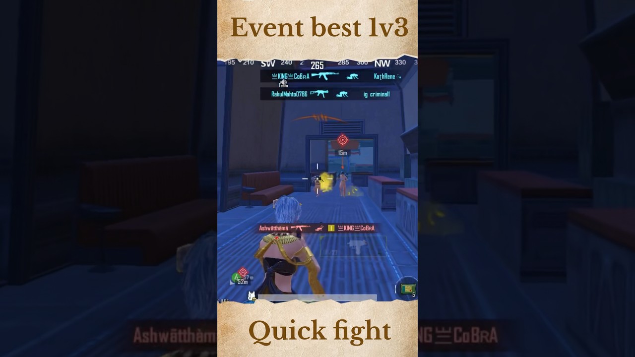 Event best 1v3 quick fight 