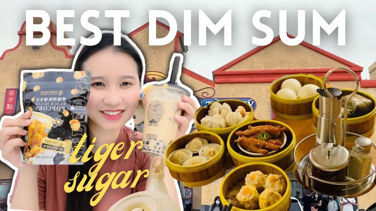 BEST DIMSUM IN CHINATOWN LAS VEGAS TRÀ SỮA TRÂN CHÂU ĐƯỜNG ĐEN TIGER
