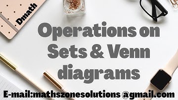 Operations on sets|Venn diagrams|NCERT class 11 maths||Exercise 1.4 solved