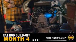 Mentor Visits and Engine Starts - Tools For The Trades™ Rat Rod Go Kart Build-Off Month 4