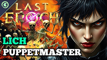 GEKKE Minion Army Exploder Lich | 1000+ corruptie | Last Epoch - Bouwgids