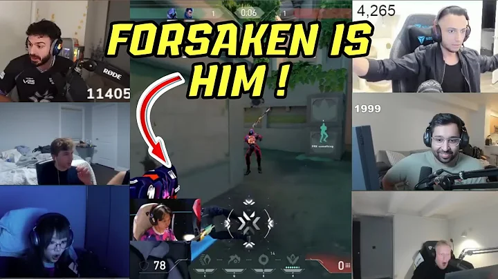 Valorant Streamers Reacts To PRX f0rsakeN Insane 4K Against BLG in EWC 2025