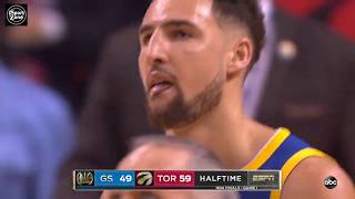 Golden State Warriors vs. Toronto Raptors - NBA Finals Game 1 - 1st Half Highlights