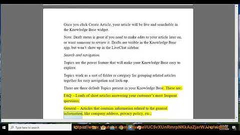 LiveChat Guide: Create a Knowledge Base article. (2023 Updated)