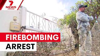Man arrested over alleged firebombing of fashion mogul's mansion | 7NEWS