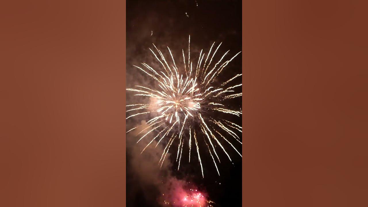 New Year 2023 Fireworks display by the Fife Arms in Braemar Scotland 