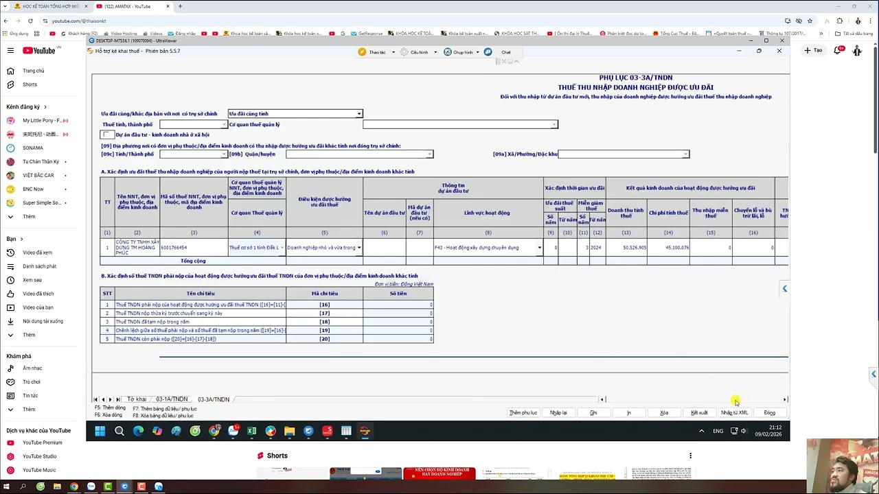 Lưu ý khi lập tờ khai quyết toán TNDN năm 2026 với trường hợp MIỄN thuế 3 năm đầu tiên