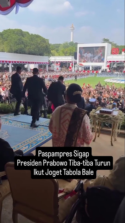 The Presidential Security Force (Paspampres) was on alert when President Prabowo suddenly joined ...