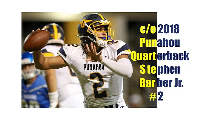 2017 Senior Season QB Stephen Barber Jr.