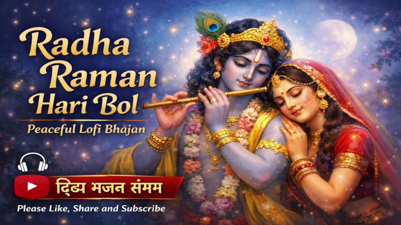 जय जय राधा रमण हरि बोल | Relaxing Lofi Bhajan | Radha Krishna Bhajan | Divya Bhajan Sangam 