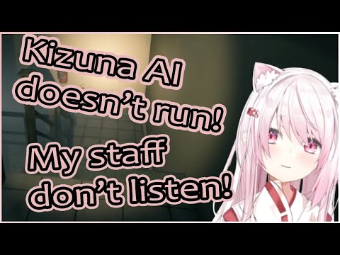 Shiina Turns Into Kizuna AI (Nijisanji) [ENG SUB]