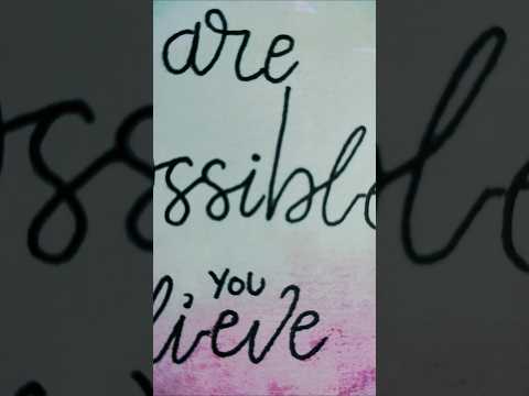 An inspiring quote written in calligraphy|#shorts #viral #youtubeshorts #handwriting