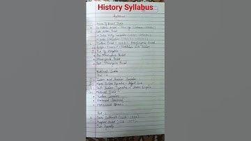 SSC CGL SYLLABUS History #cgl #chsl #cpo #gd #ssc #ssc2025 #ssccgl #sscsyllabus #history #gs