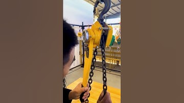 How to use mini manual lever hosit,lever hoist restorration & operatiao