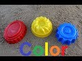 Learn Colors for Children Sand Molds cake/учим цвета