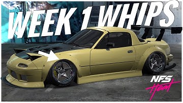 NFS Heat Studio App Container 1 Cars | Air Ride Edits & Builds | iPad Pro [4K]