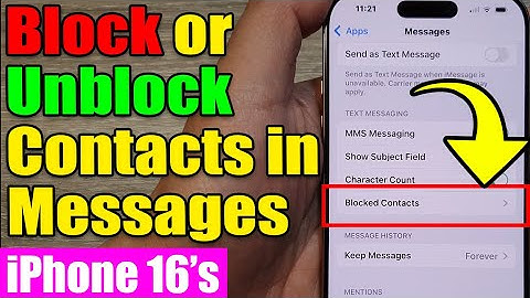 🔒 How to Easily Block or Unblock Contacts in Messages on iPhone 16/16 Pro (iOS 18)