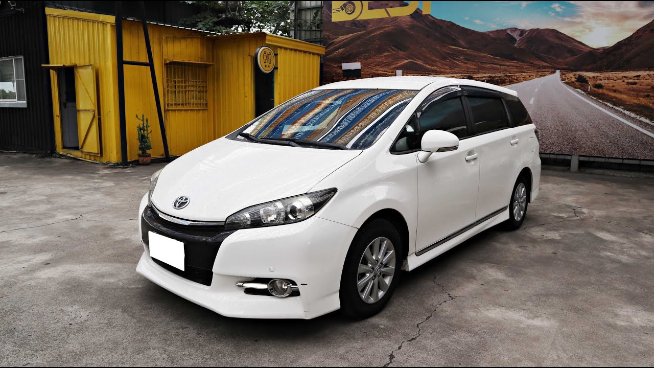 13年toyota Wish 白色豐田中古休旅車 Youtube