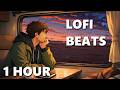Sunset Train Ride 🚆 Lofi Hip Hop Beats to Relax &amp; Study (1 Hour)