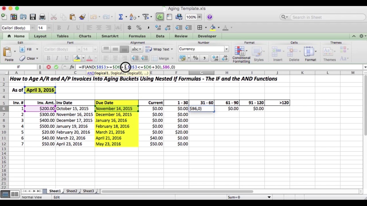 excel how to create if then formula