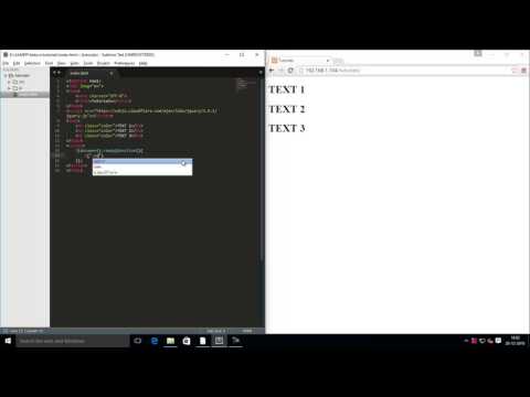 Change the heading color by clicking on it using jquery