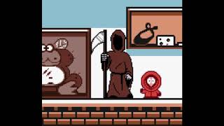 South Park (Game Boy Color) ALL 21 KENNY DEATH CUTSCENES (Unreleased 1998 Video Game) screenshot 4