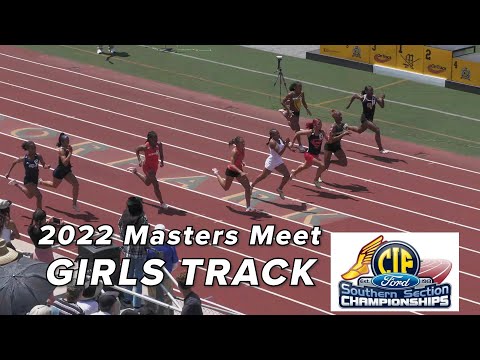 2022 TF - CIF-ss Masters - Girls Track Events (Near-Live)
