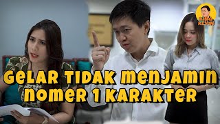 Gelar tidak menjamin,karakter nomor 1