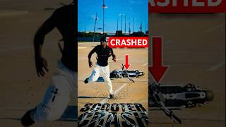I crashed my $3500 scooter #electricscooters #electricscooters #escooter #electricscooter