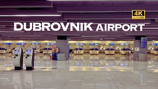 [4K] Dubrovnik Airport in Croatia 🇭🇷🐧 Walking Tour screenshot 1