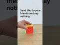 send this to your friends and say nothing 💀 #viral #shorts #trend #rubiks #rubik #rubikcube