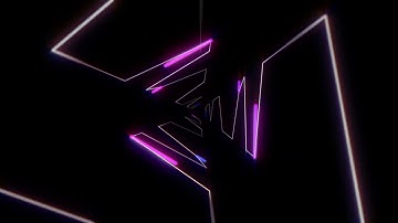 ◉ FREE Abstract VJ video wall loops footage HD ◉ #50 triangle shuttle vj video Neon Spin