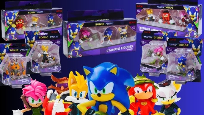 Action Figures Boneco Sonic Prime Netflix Articulado Sonic - Sonic Prime - #