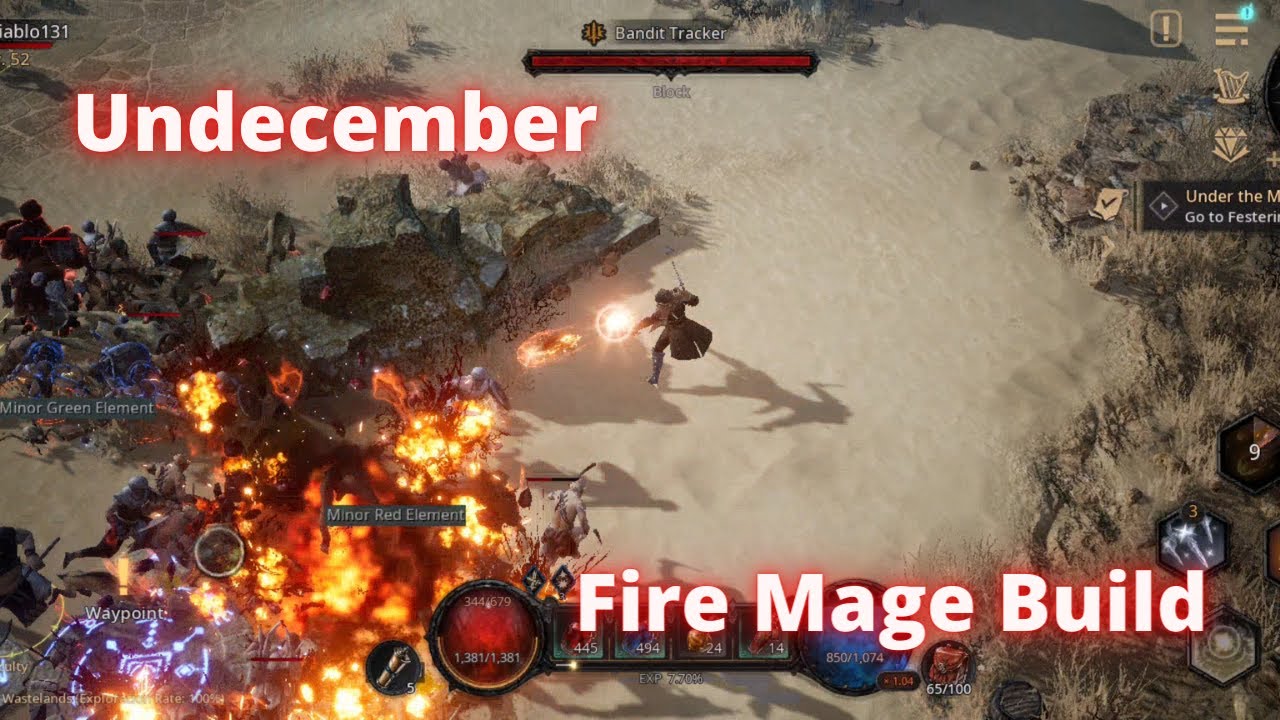 UNDECEMBER Fire Ball + Fire torrent gear /zodiac / Skill Build Guide 