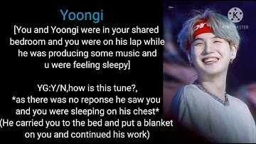 BTS Imagine [ BTS reaction to you falling asleep on them ]