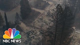 Watch Devastation Left Behind From Wildfires In Paradise, California | NBC News